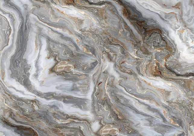 Carta da parati - Stone Abstractions - Marble Textures in Neautral Tones