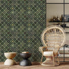 Tappezzeria murale - Olive Mosaic