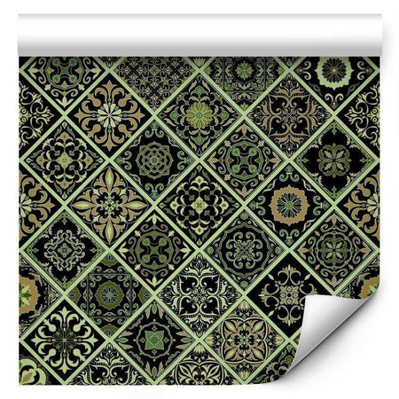 Tappezzeria murale - Olive Mosaic