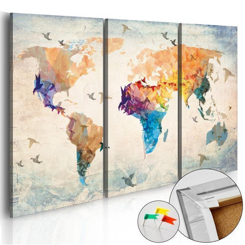 Quadro di sughero - Free as a bird