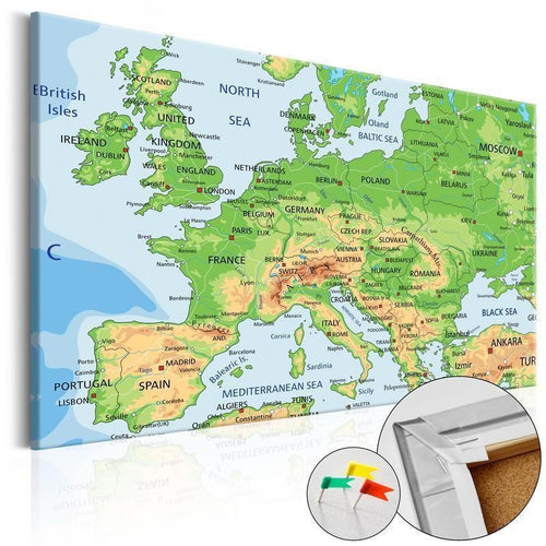 Quadro di sughero - Europe