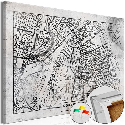 Quadro di sughero - Copenhagen Plan