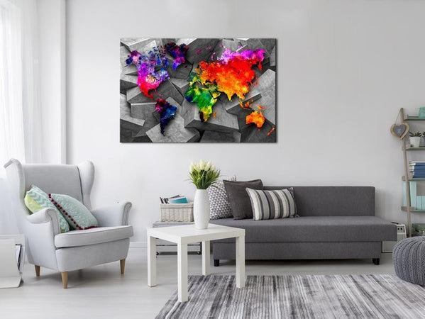 Quadro di sughero - Cubic World