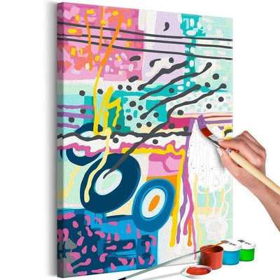 Quadro fai da te - Dancing Droplets