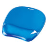Mousepad Con Poggiapolsi In Gel Trasparente Blu