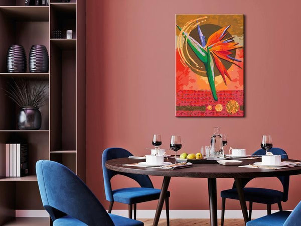 Quadro fai da te - Strelitzia