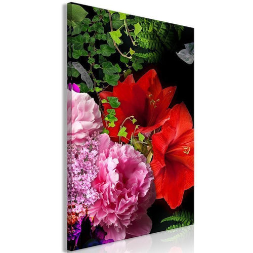 Quadro - Floral Symphony (1 Part) Vertical
