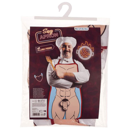 grembiule da cucina per lo sposo con pisello in gommapiuma e muscoli stampati alla festa hot di addio al nubilato celibato sexy gadget per adulti 18+