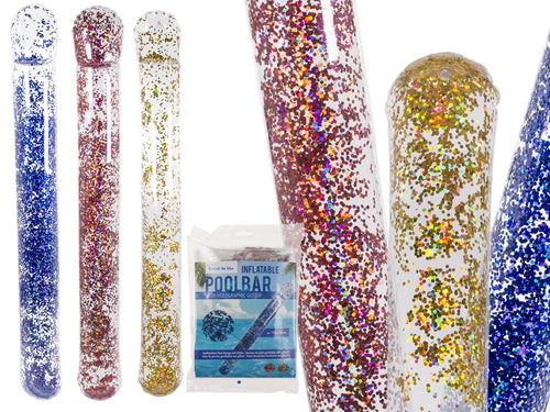 TUBO GONFIABILE C/GLITTER CM.170