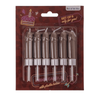 Set di 6 candele a forma di pisello marrone per la sposa alla festa hot di addio al nubilato o compleanno diciottesimo sexy gadget per adulti 18+