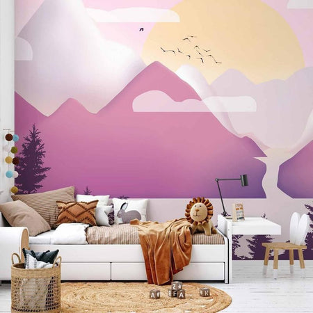 Carta da parati - Landscape at Sunset - Third Variant