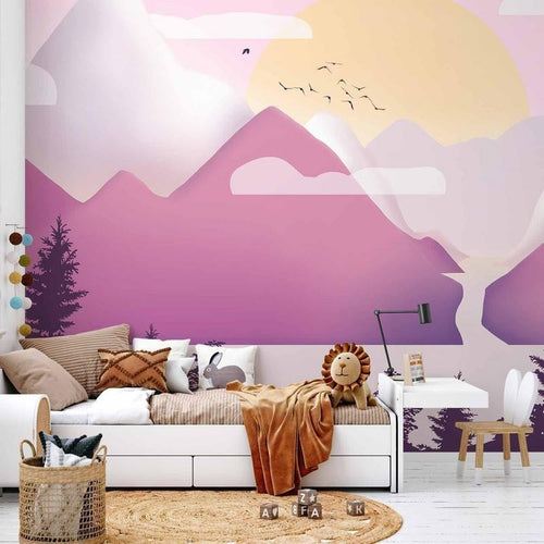 Carta da parati - Landscape at Sunset - Third Variant