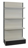 Scaffalatura metallica verniciata per negozi cm. 100x40x200h