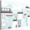 Quadro - Colorful Town (1 Part) Wide