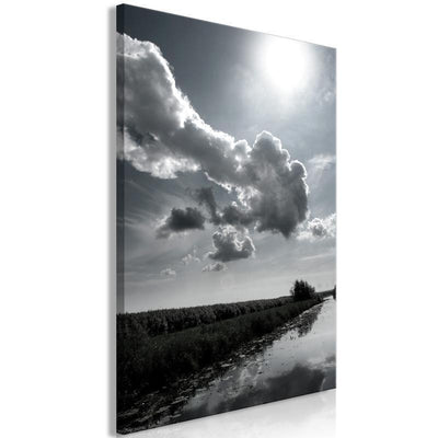 Quadro - Sun Over Clouds (1-part) - Sky Reflection in Water Field