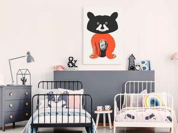 Quadro - Nice Mr Raccoon (1 Part) Vertical