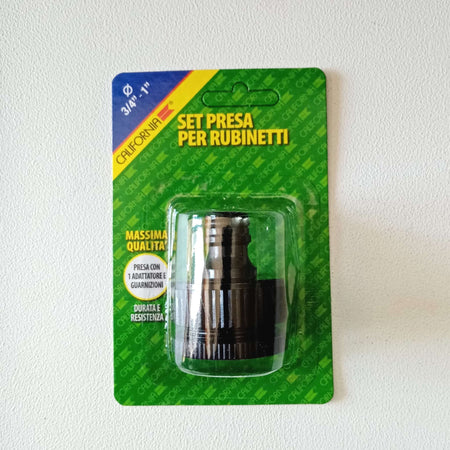 California 3/4" - 1" portagomma presa rubinetto giardino