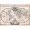 Carta da parati - Mappe-Monde Geo-Hydrographique