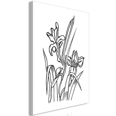 Quadro - Love Irises (1 Part) Vertical