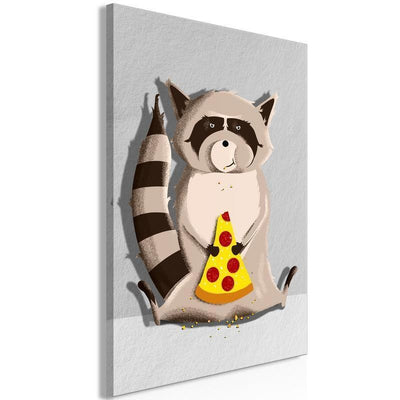 Quadro - Gourmand Raccoon (1 Part) Vertical