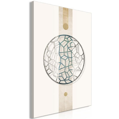 Quadro - Circle with Artistic Details (1-part) - Abstract Shape