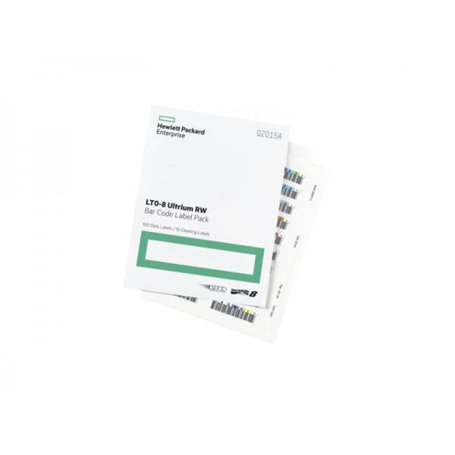 HPE LTO-8 Ultrium RW Bar Code Label Pack (HPE LTO-8 ULTRIUM RW - BAR CODE LABEL PACK)