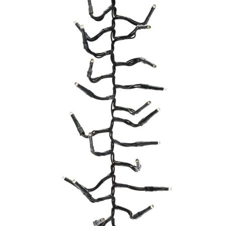 Catena lineare festone di luce bianca calda con MiniLed per decorazioni natalizie