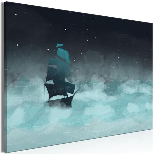 Quadro - Night Waves (1 Part) Wide - Second Variant