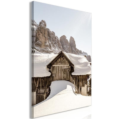 Quadro - Winter in the Dolomites (1 Part) Vertical