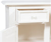 Biscottini Biscottini Credenza Country Shabby Chic Legno Tiglio Bianca Anticata 110x45x103