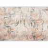 Carta da parati - Greek laurels - faded composition with leaves on a beige patterned background
