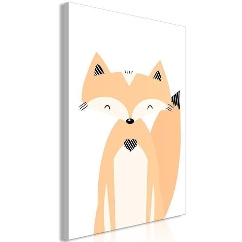 Quadro - Happy Fox (1 Part) Vertical