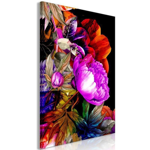 Quadro - Nature in Summer Hues (1-part) - Flower Garden of Inspiration