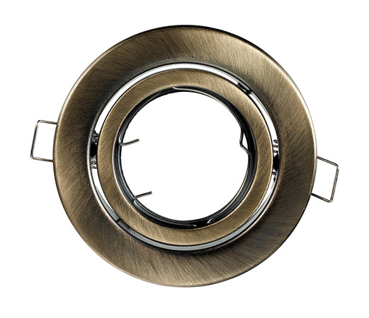 Ghiera brunita per faretto a incasso orientabile MR16