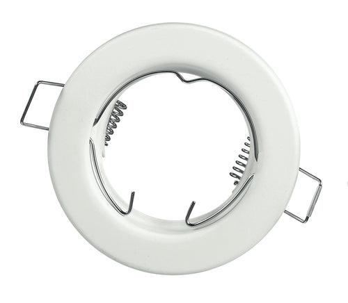 Ghiera per faretto a incasso fisso bianco MR16
