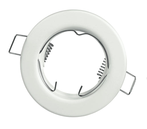 Ghiera per faretto a incasso fisso bianco MR16