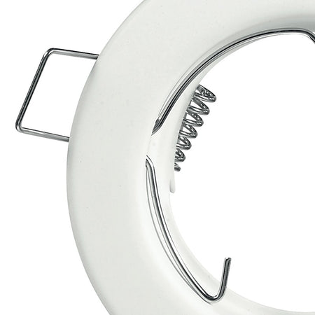 Ghiera per faretto a incasso fisso bianco MR16