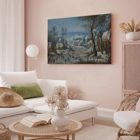 Quadro - Winter Landscape with a Bird Trap