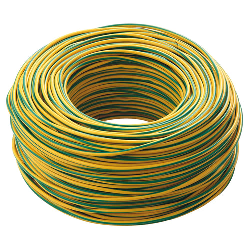 Cavo giallo verde da 1x1,5mm² - 10mt cordina unipolare FS17