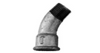 MASIDEF-CONMETALL CURVA ZINCATA 45° INX/ES - 3/4
