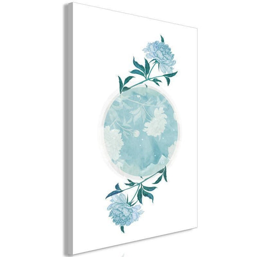 Quadro - Floral Planet (1 Part) Vertical