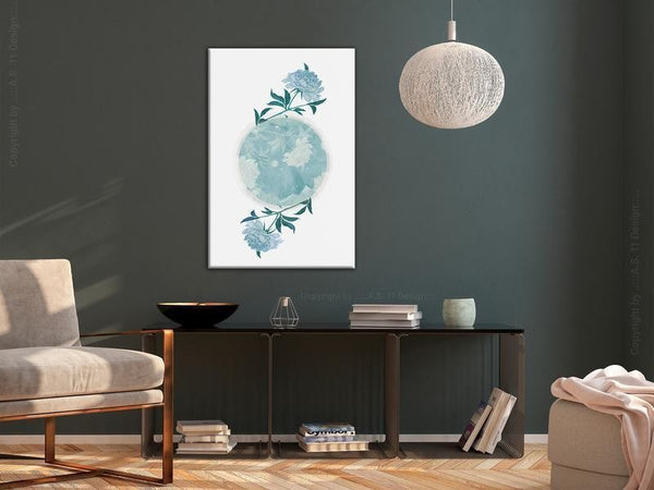 Quadro - Floral Planet (1 Part) Vertical