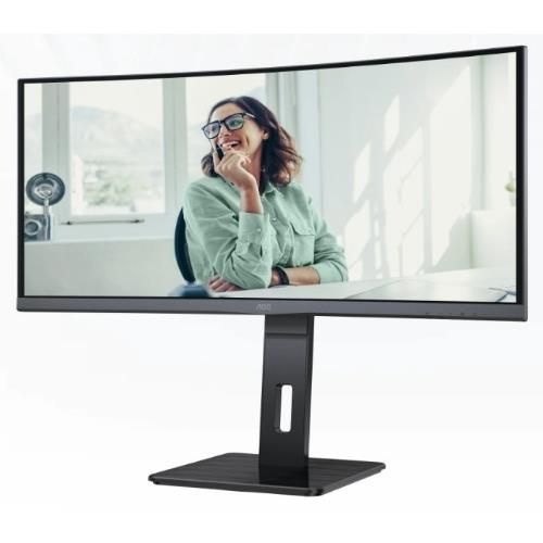 Aoc cu34p3cv monitor pc 86,4 cm (34\) 3440 x 1440 pixel ultrawide quad hd led nero