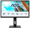 Aoc p2 q32p2 monitor pc 80 cm (31.5\) 2560 x 1440 pixel 2k ultra hd led nero