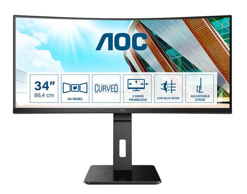 Aoc p2 cu34p2a led display 86,4 cm (34\) 3440 x 1440 pixel quad hd nero