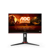 Aoc g2 q24g2a/bk led display 60,5 cm (23.8\) 2560 x 1440 pixel quad hd lcd nero, rosso