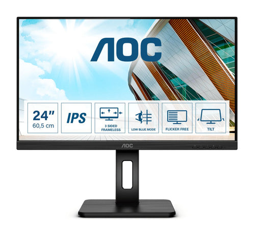 Aoc p2 q24p2q led display 60,5 cm (23.8\) 2560 x 1440 pixel quad hd nero
