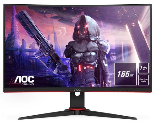 Aoc g2 c24g2ae/bk monitor pc 59,9 cm (23.6\) 1920 x 1080 pixel full hd led nero, rosso