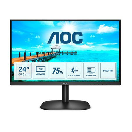 Aoc b2 24b2xhm2 monitor pc 60,5 cm (23.8\") 1920 x 1080 pixel full hd lcd nero