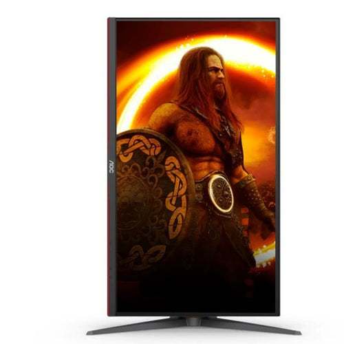 Aoc g2 u28g2xu2/bk led display 71,1 cm (28\) 3840 x 2160 pixel 4k ultra hd nero, rosso